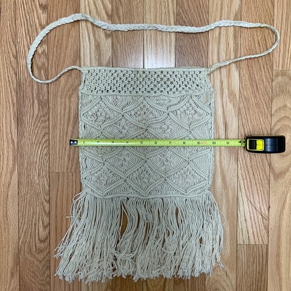 Vintage One of a Kind Crochet‎ Macrame Bag - Picture 2 of 3